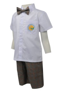 SU268 度身訂做幼稚園男童校服套裝 團體訂購幼稚園校服套裝 設計小童校服供應商